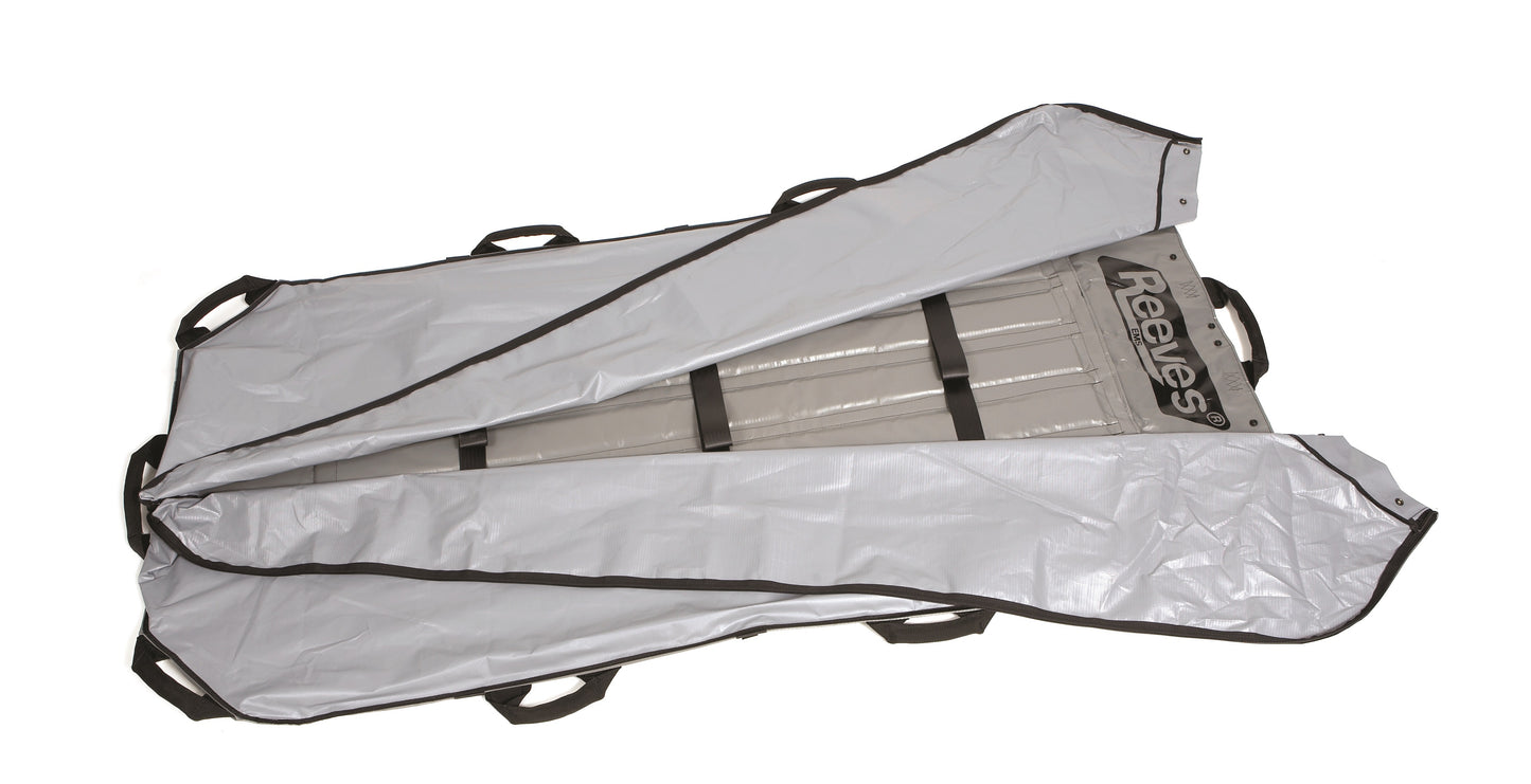 Reeves Stretcher Heavy-Duty w/Cover (Metal buckles) - GRAY