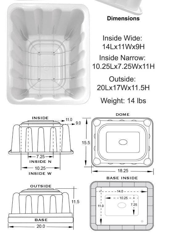 Polyguard Urn Vault