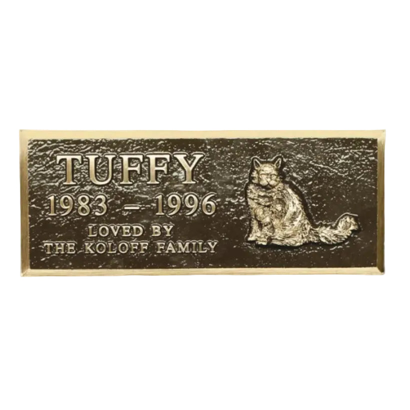 Cast Bronze Pet Marker
