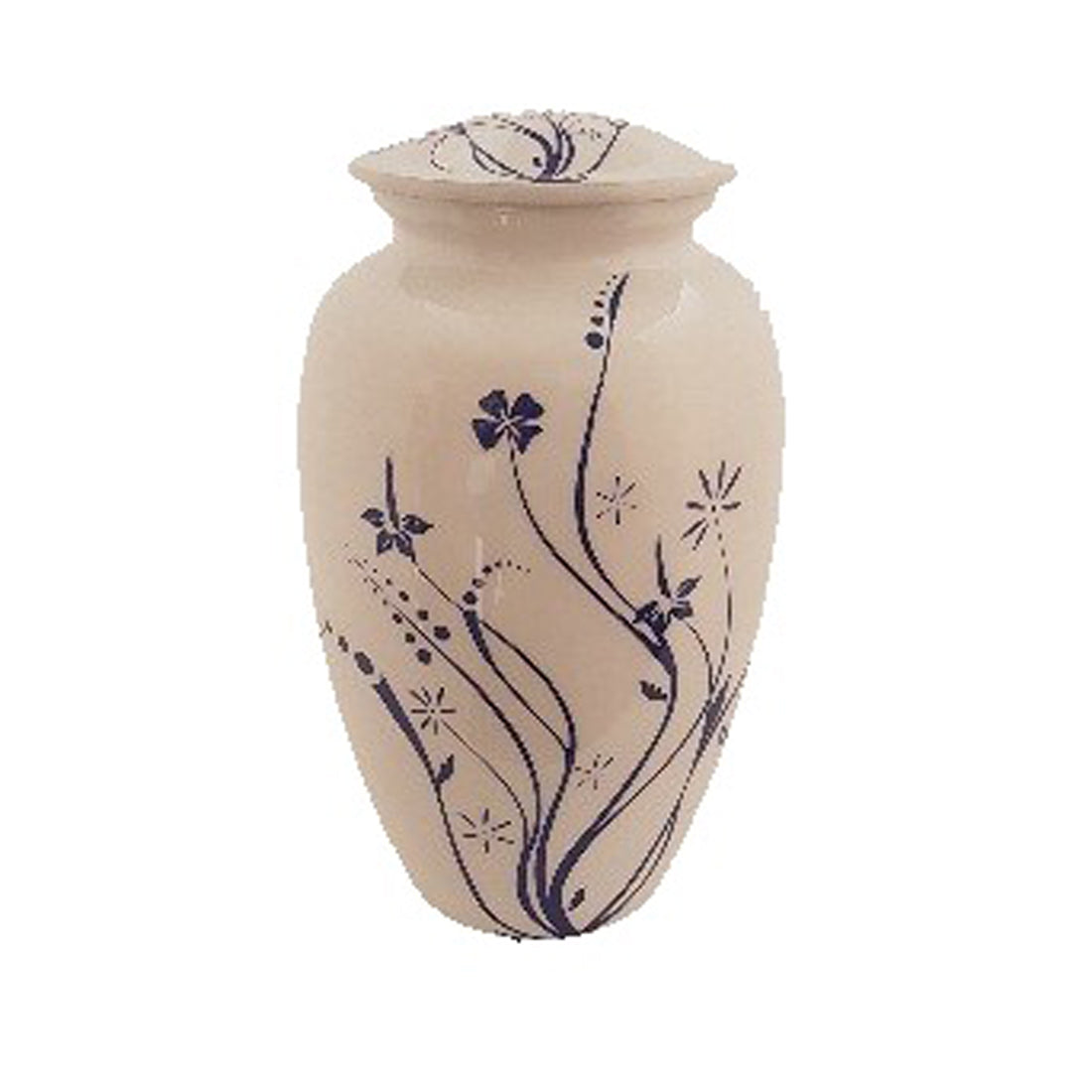 Blue Wild Flowers Urns