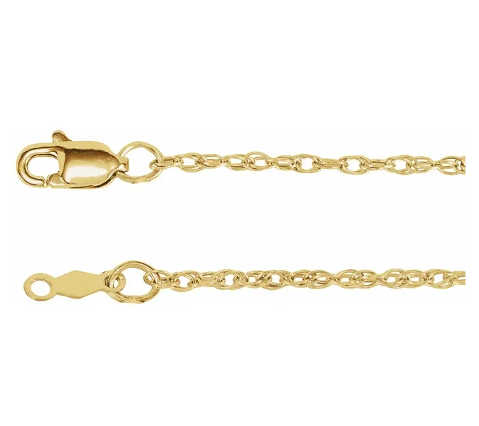 14k Gold Rope Chain