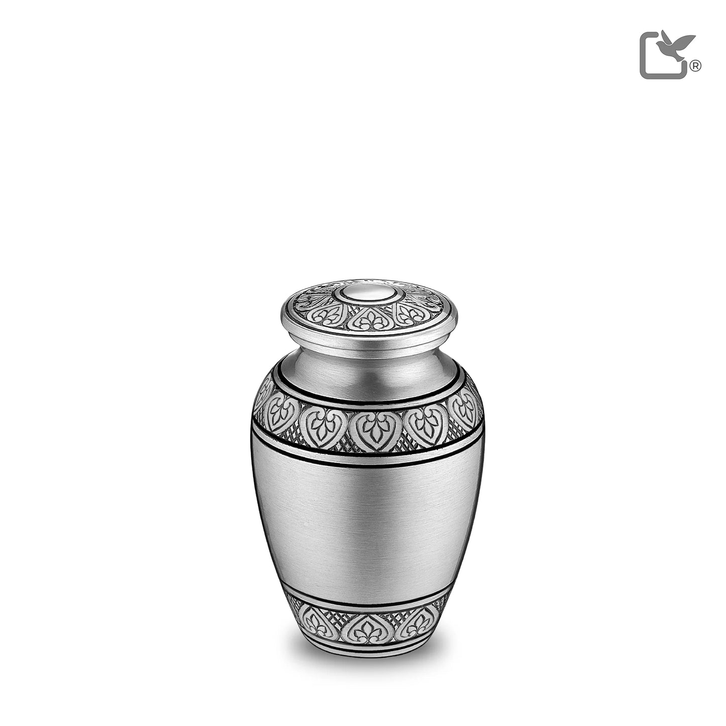 LoveUrns® Classic Brushed Pewter Urn