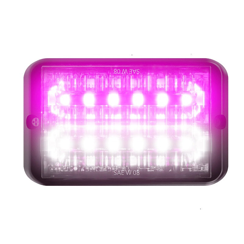 12 LED Grille Light Head Purple/White