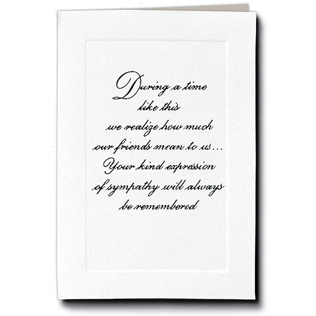 Raised Print Acknowledgement Cards