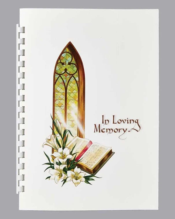 Church Window Register Book