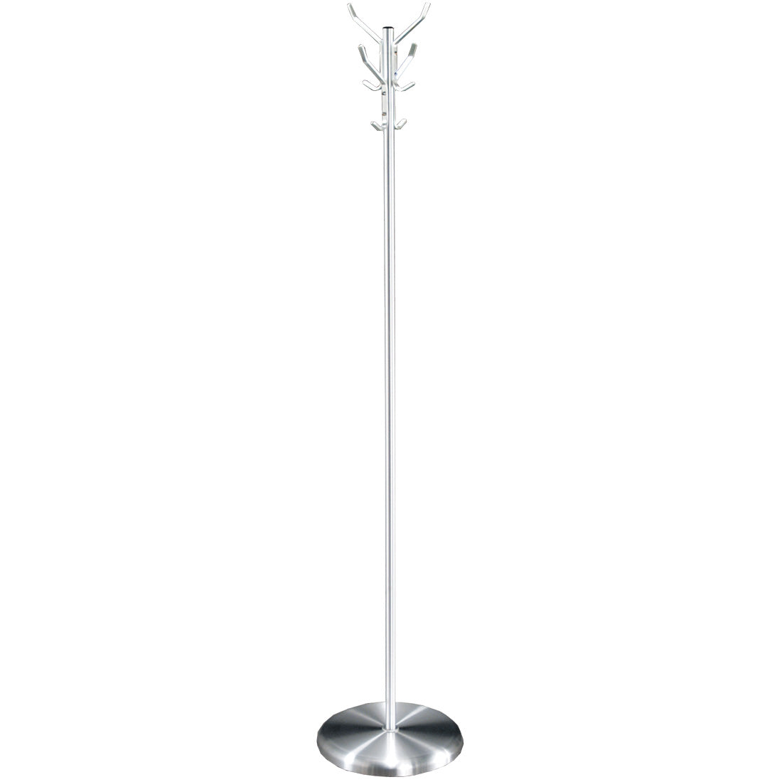 Satin aluminum Coat Tree