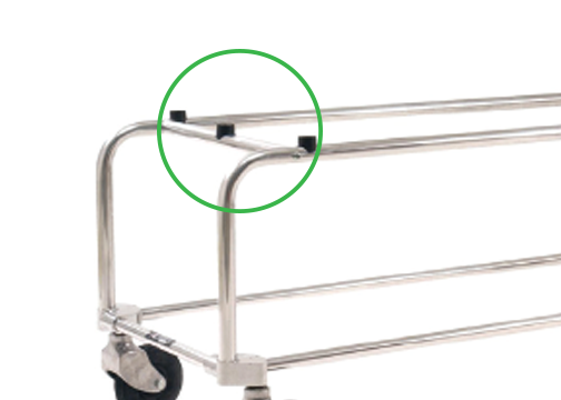 Ferno Replacement Cross Tube Bumpers for Model 87 & 88 Church Trucks