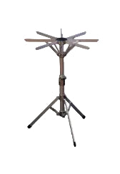 7 Assorted  Folding Top Display Stands