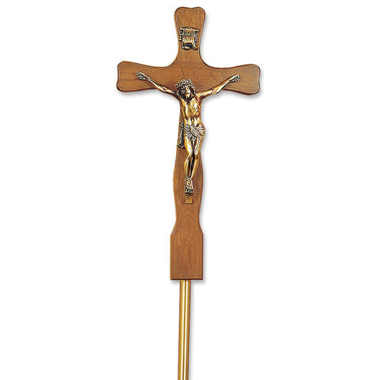 Bordeaux Crucifix with Adjustable Stand