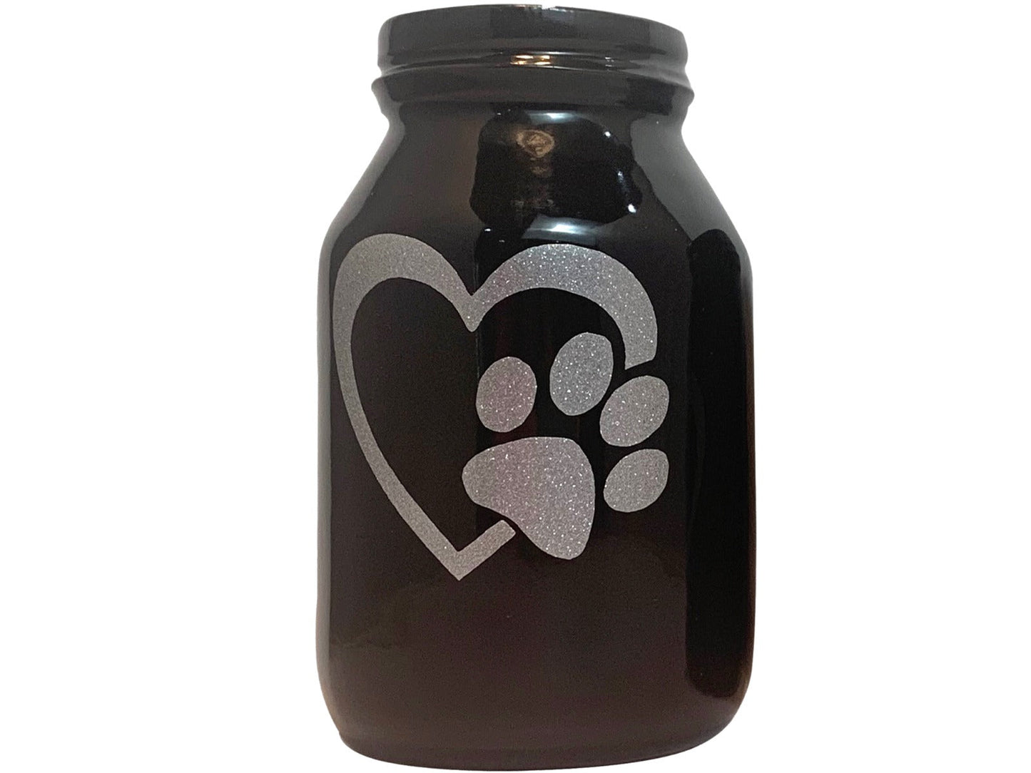 Ceramic Pawfect Heart Pet Urn