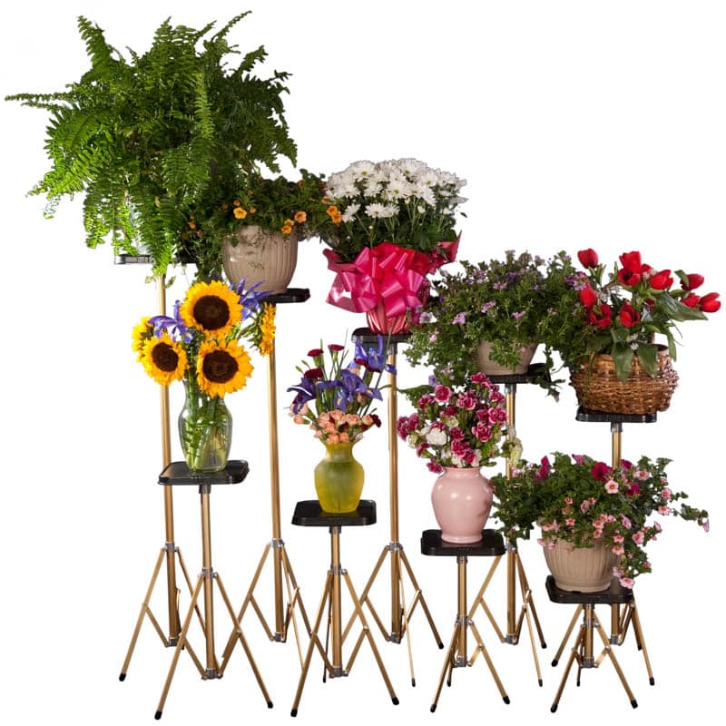 Value Bundle 9 Gold Stands w/8" Tops