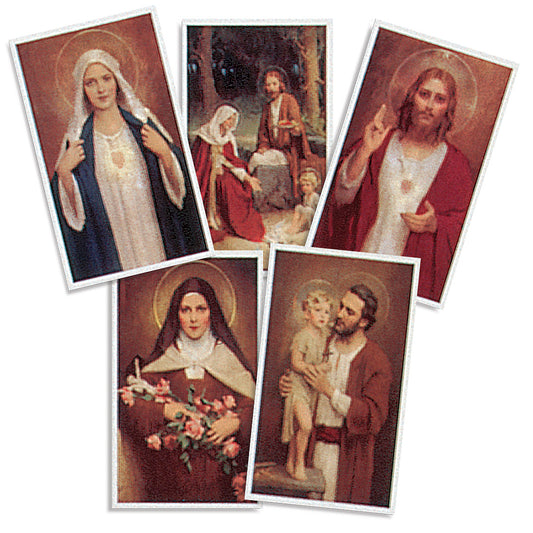 Prayer Cards Madonna and Holy Family Series
