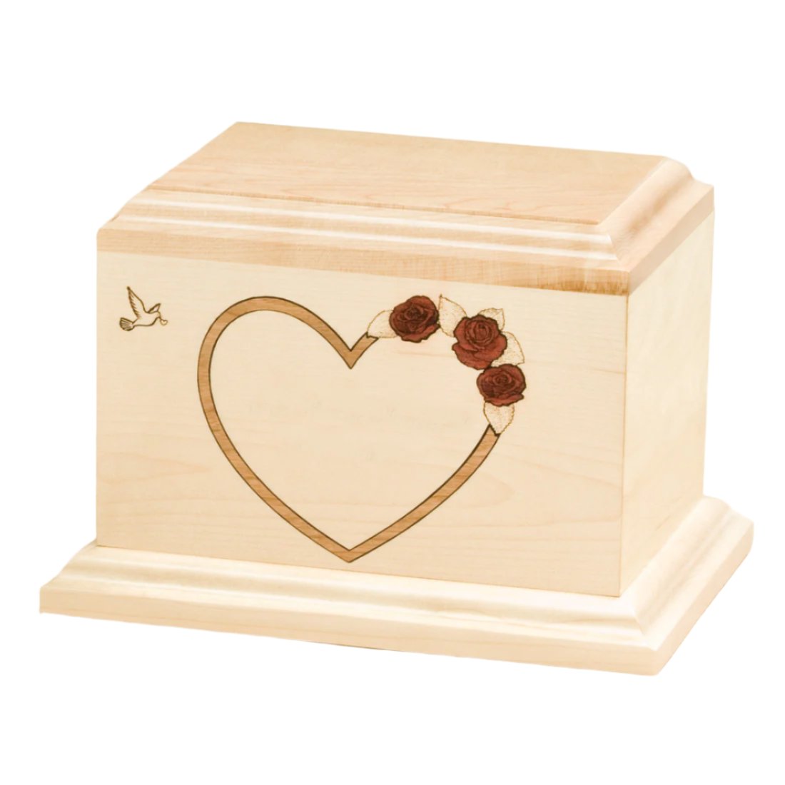At Home in our Hearts Wood Urns