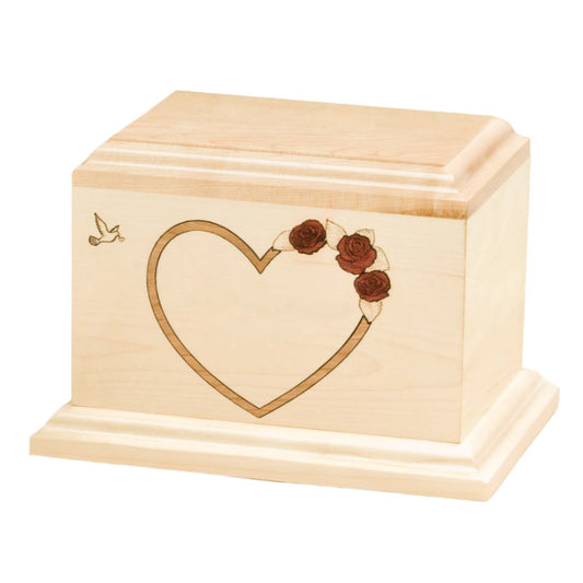 At Home in our Hearts Wood Urns
