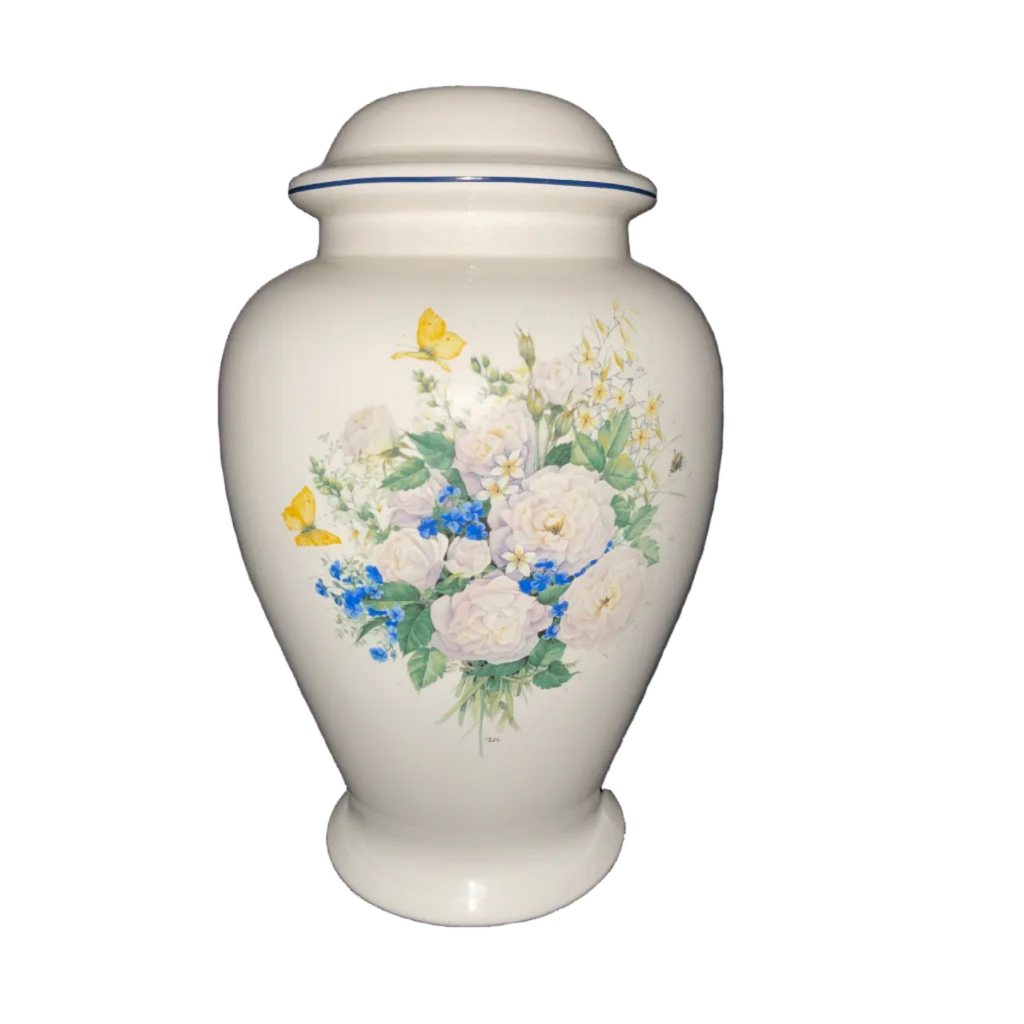 Butterfly Whispers Ceramic Urn
