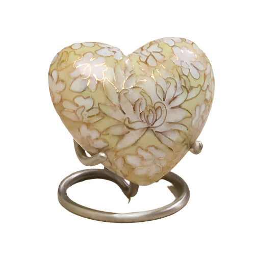 Cloisonné Keepsake Heart W/Stand