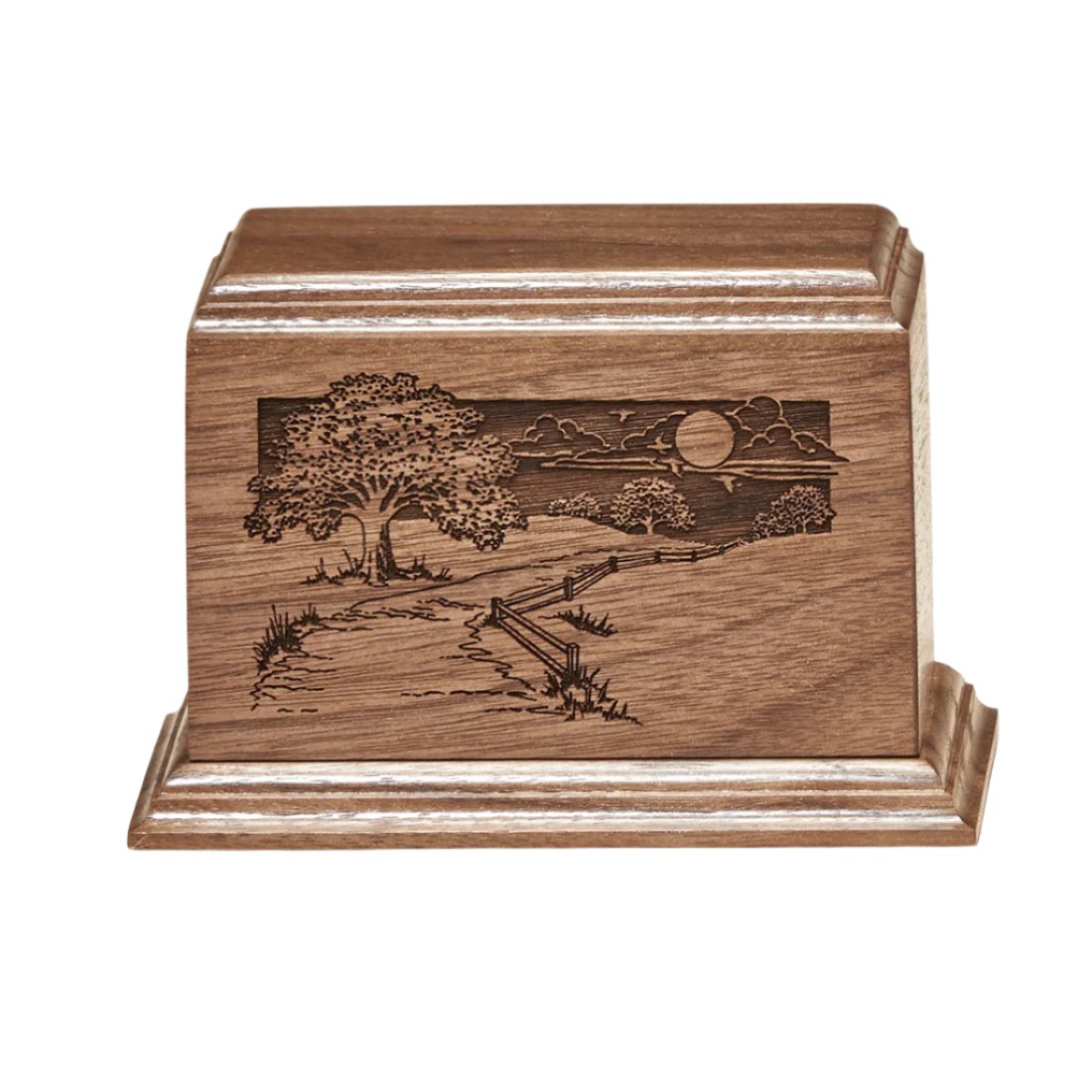 Country Paths Wood Urns