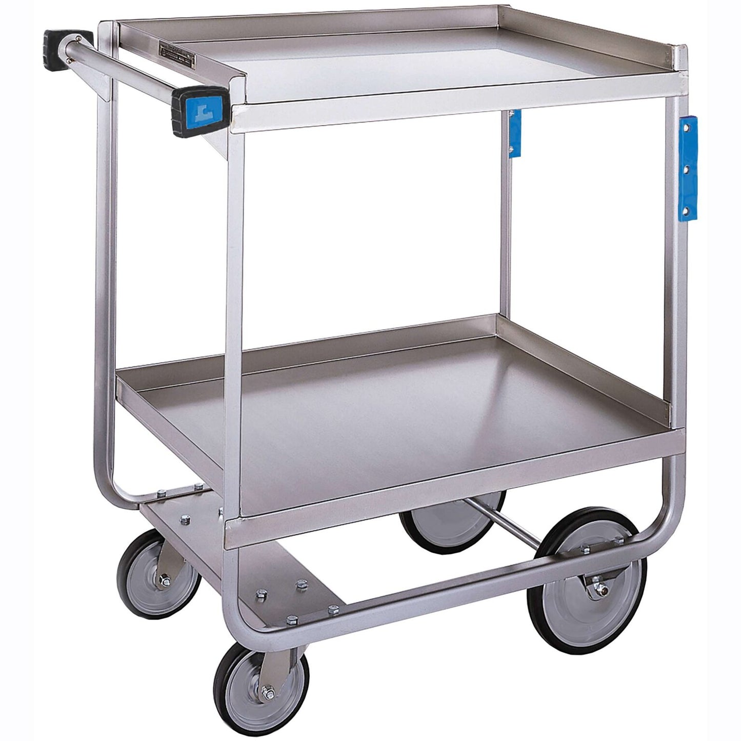Stainless Steel Heavy-Duty Utility Cart - 2 Shelf