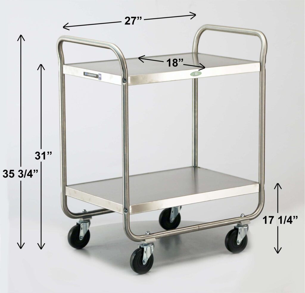 Tubular Utility Carts Stainless Steel