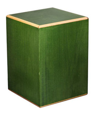 Colored Wooden Urns