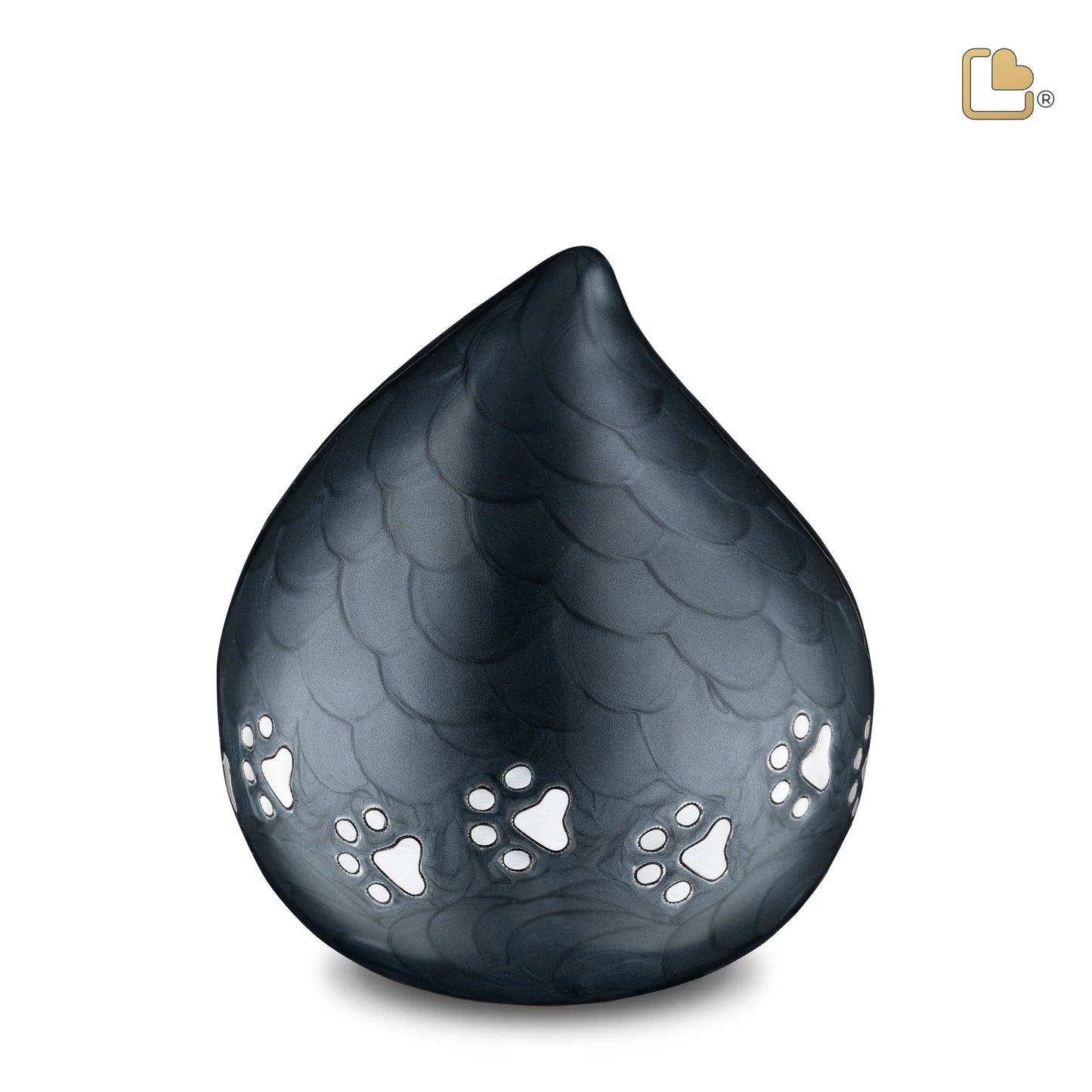 LoveUrns® Love Drop Paw Print Urn