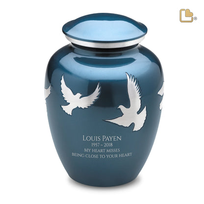 LoveUrns®  Divine Flying Doves