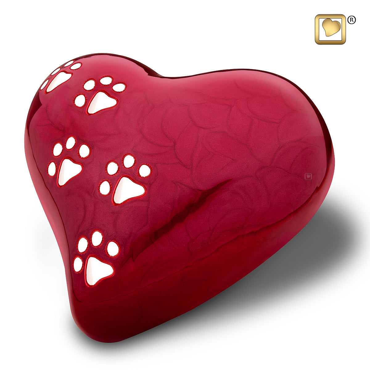 LoveUrns® Love Paw Red Heart