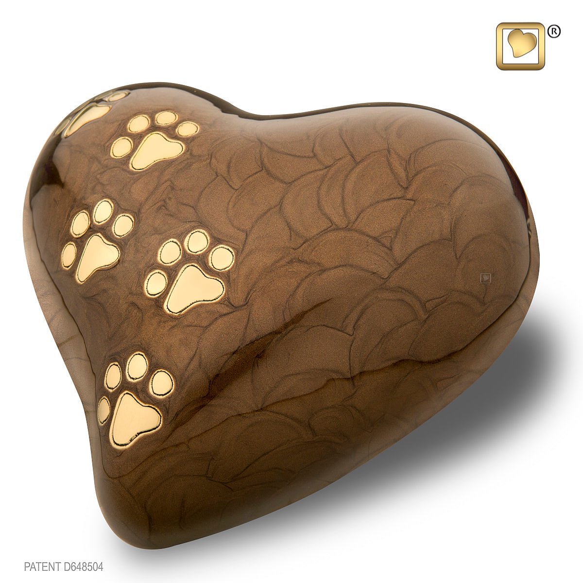 LoveUrns® Love Paw Pearlescent Bronze