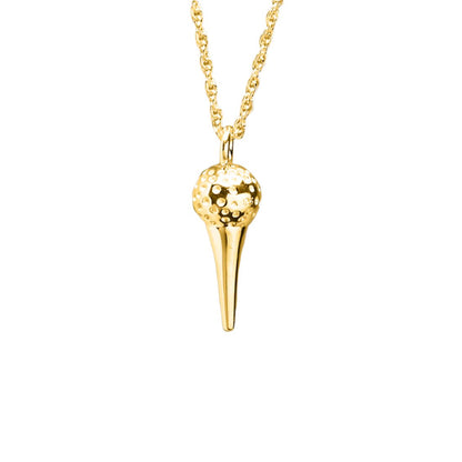 Golf Ball with Tee Pendant