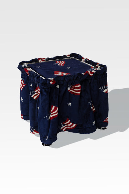 Cremation Committal Stand & Drape Set 18″X18″X18″