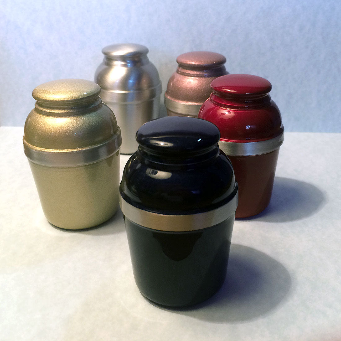 Silverado Hand Spun Pewter Urns